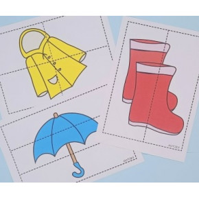kleuren en knippen met de paraplu